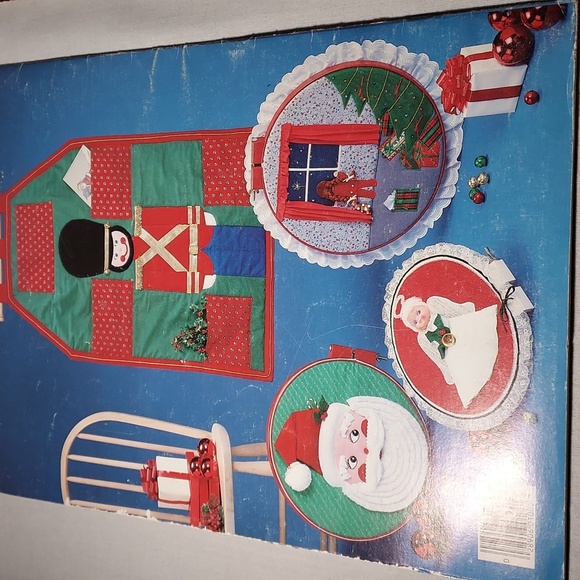 Vintage Leisure Arts Craft Leaflets 1005 Holiday Hoops and 1027 Felt Christmas - Picture 10 of 10